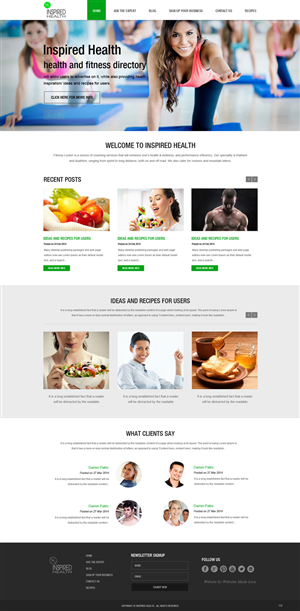 Wordpress Design by pb for Websites Made Easy Limited | Design: #3728631