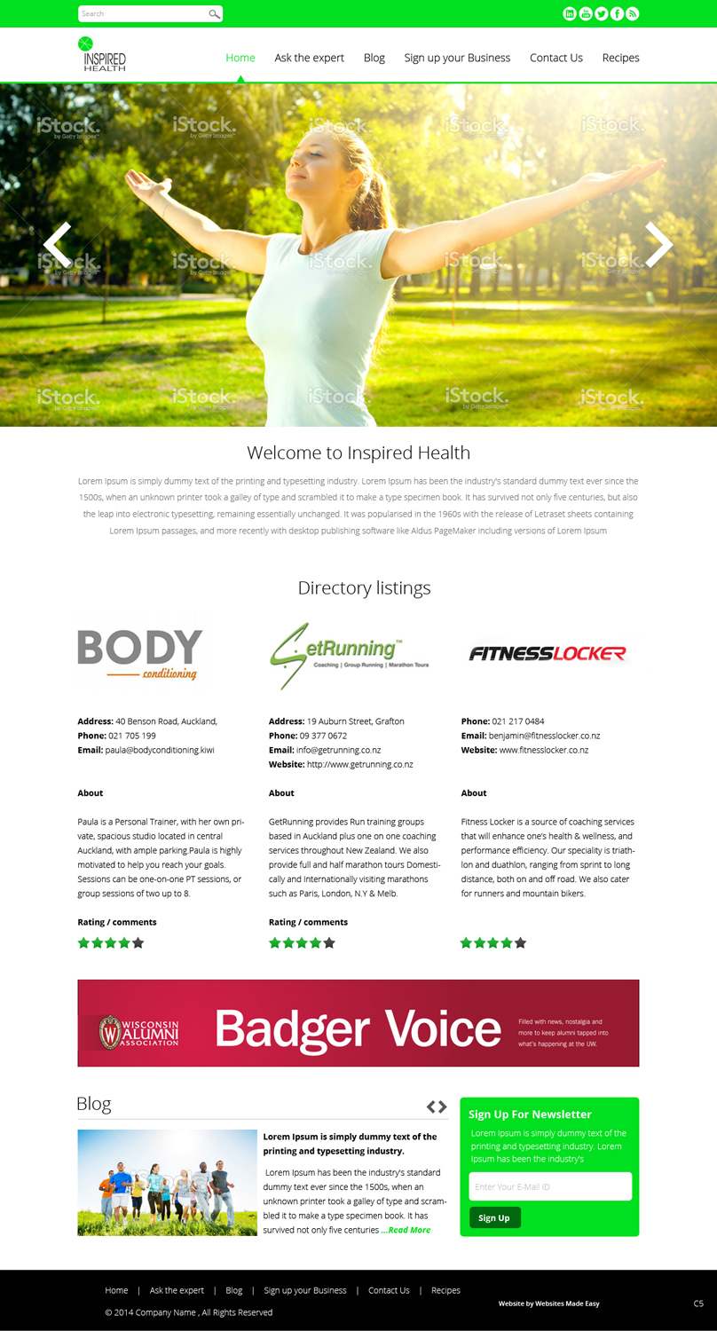 Wordpress Design by pb for Websites Made Easy Limited | Design #3732170