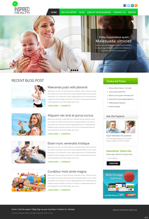 Wordpress Design by pb for Websites Made Easy Limited | Design: #3732172