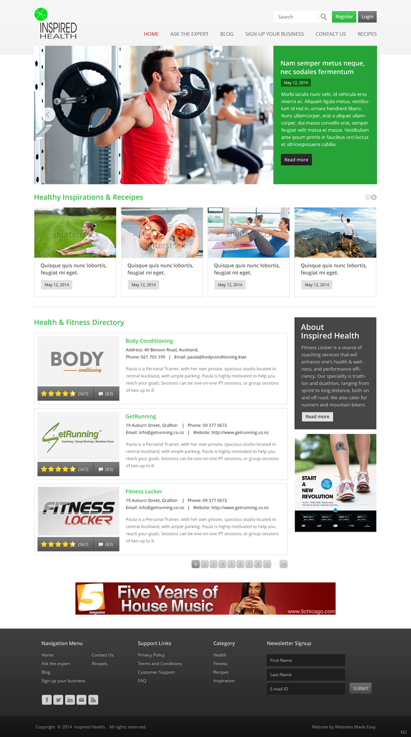 Wordpress Design by pb for Websites Made Easy Limited | Design #3732177