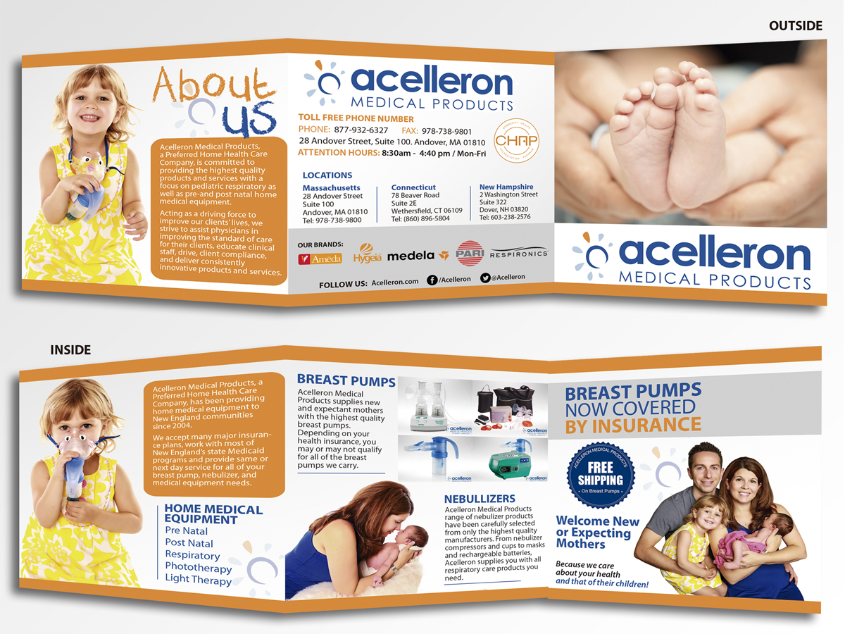 Brochure Design by moria13 for Acelleron Medical Products | Design #3768242