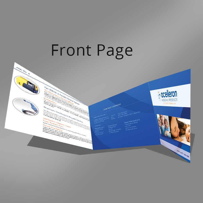 Brochure Design by Seema Gupta for Acelleron Medical Products | Design #3728902
