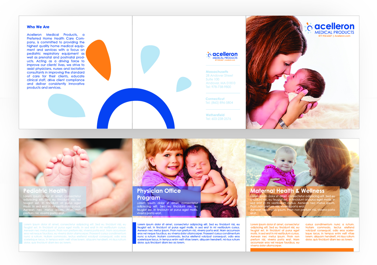 Brochure Design by DAStudioDesigns for Acelleron Medical Products | Design #3732570