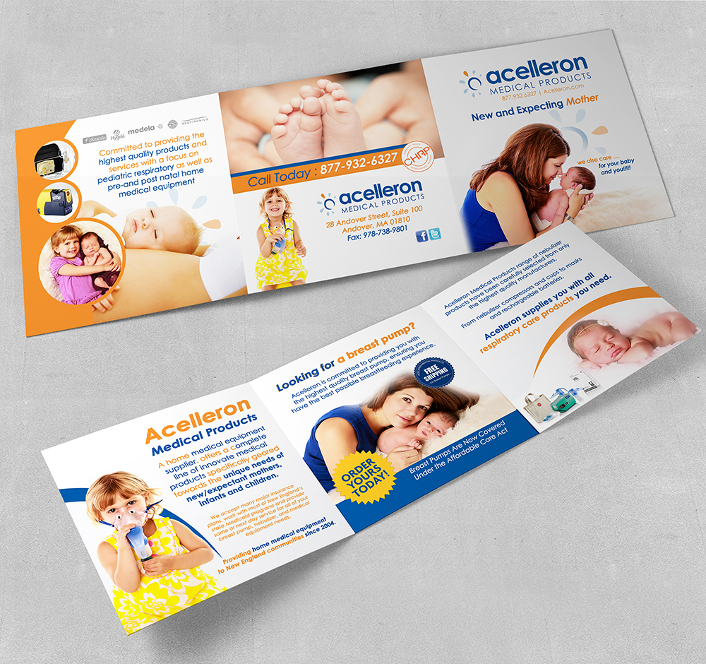 Brochure Design by creationz2011 for Acelleron Medical Products | Design #3752227