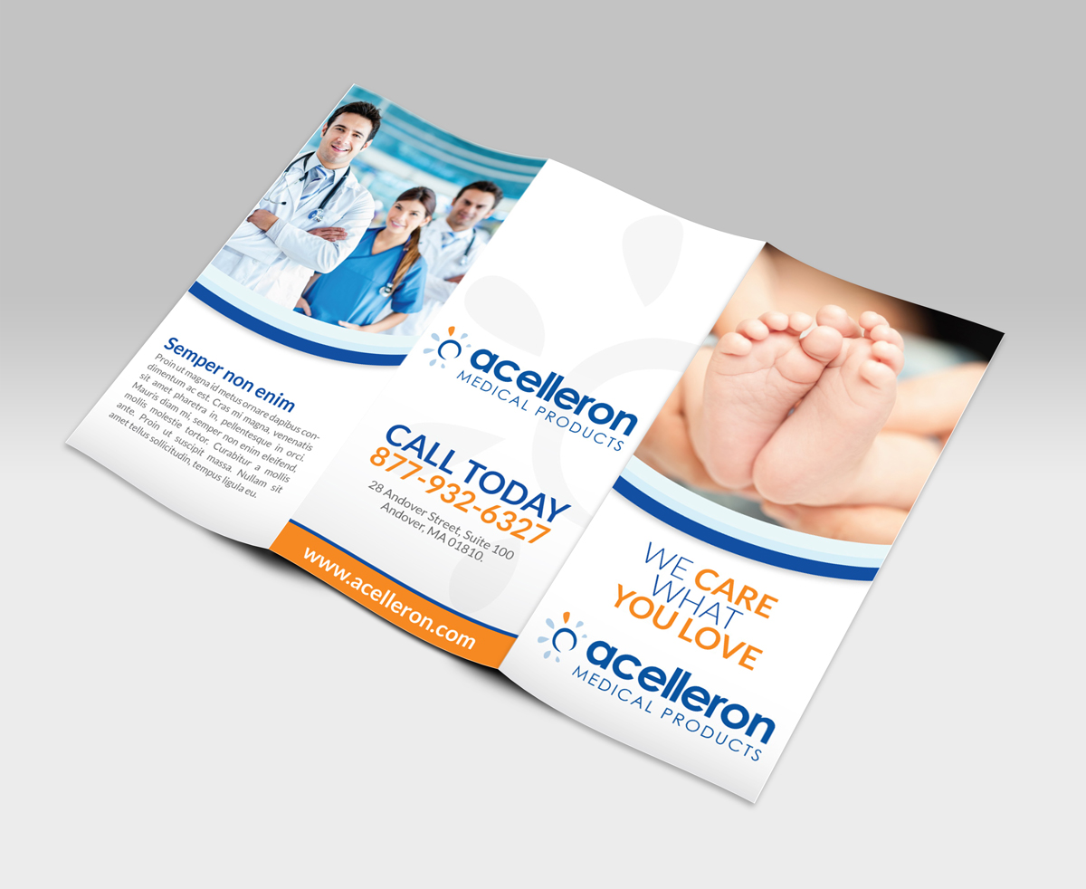 Brochure Design by JCR for Acelleron Medical Products | Design #3723259