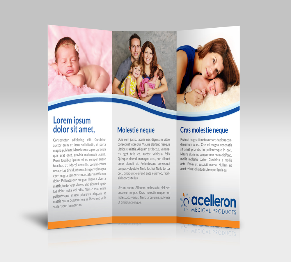 Brochure Design by JCR for Acelleron Medical Products | Design #3723262