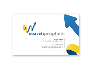 Business Card Design by JACQUI for Search Prophets | Design: #978334