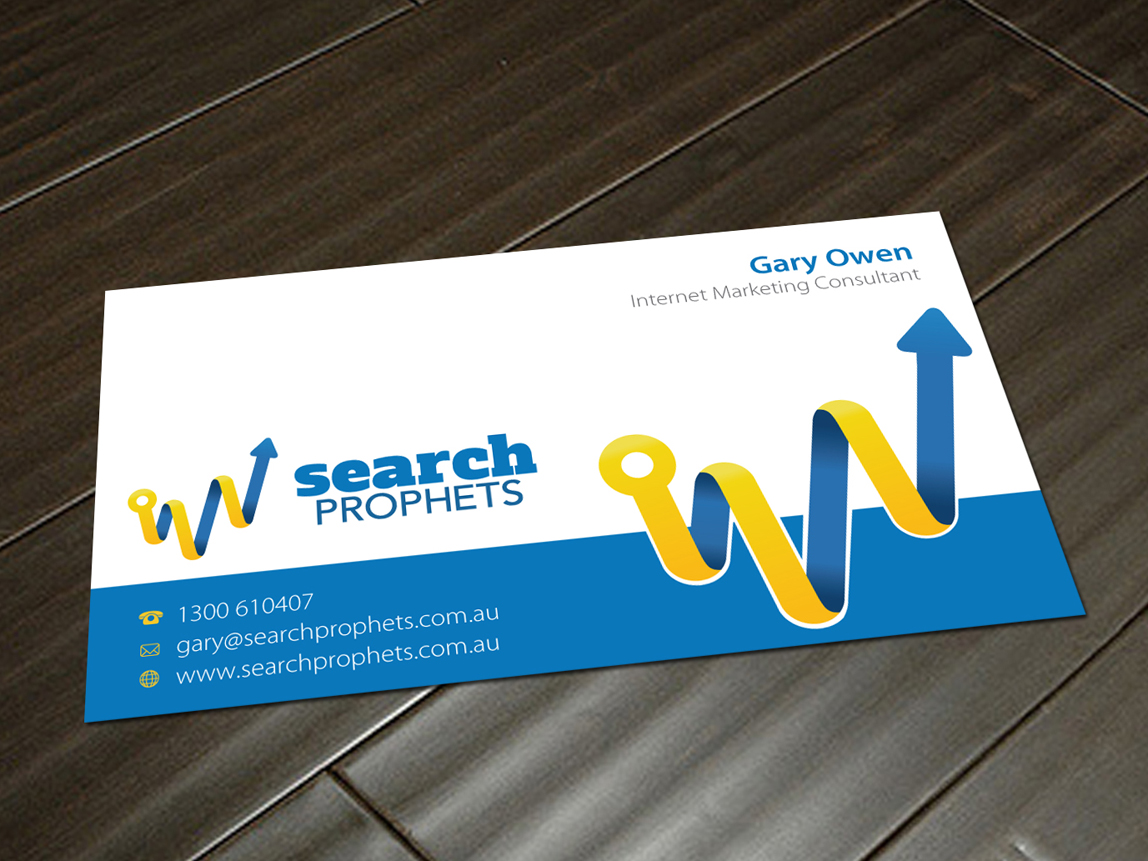 Business Card Design by Nila for Search Prophets | Design #980547