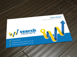 Business Card Design by Nila for Search Prophets | Design: #980547