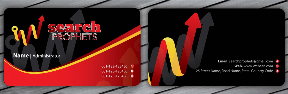 Business Card Design by Sbss for Search Prophets | Design #979251