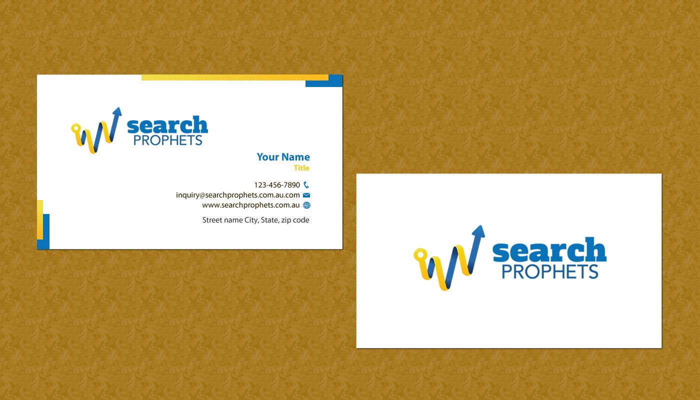 Business Card Design by Sbss for Search Prophets | Design #979323