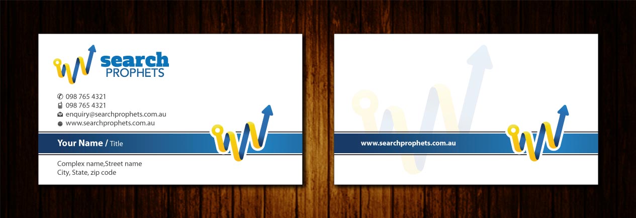 Business Card Design by Sbss for Search Prophets | Design #979333