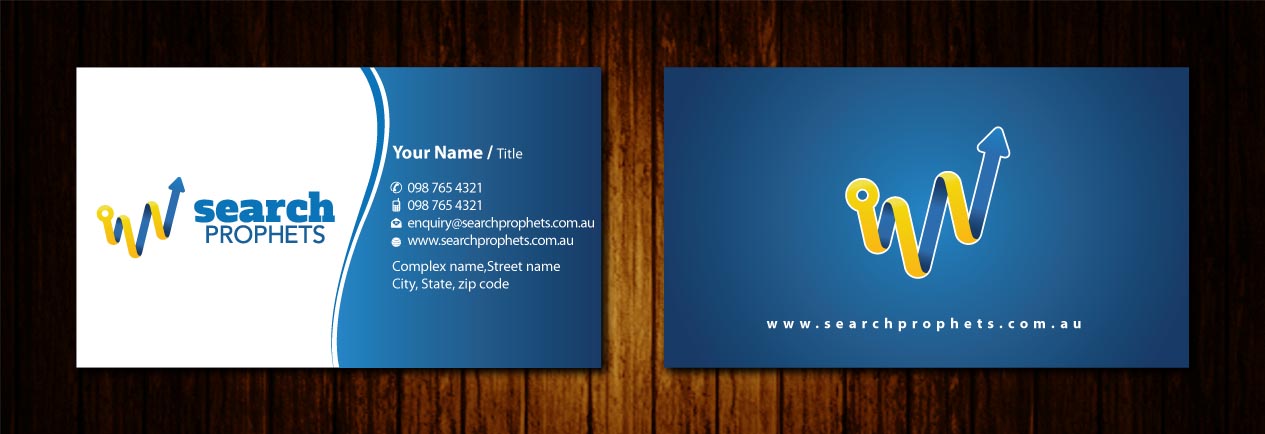 Business Card Design by Sbss for Search Prophets | Design #979336