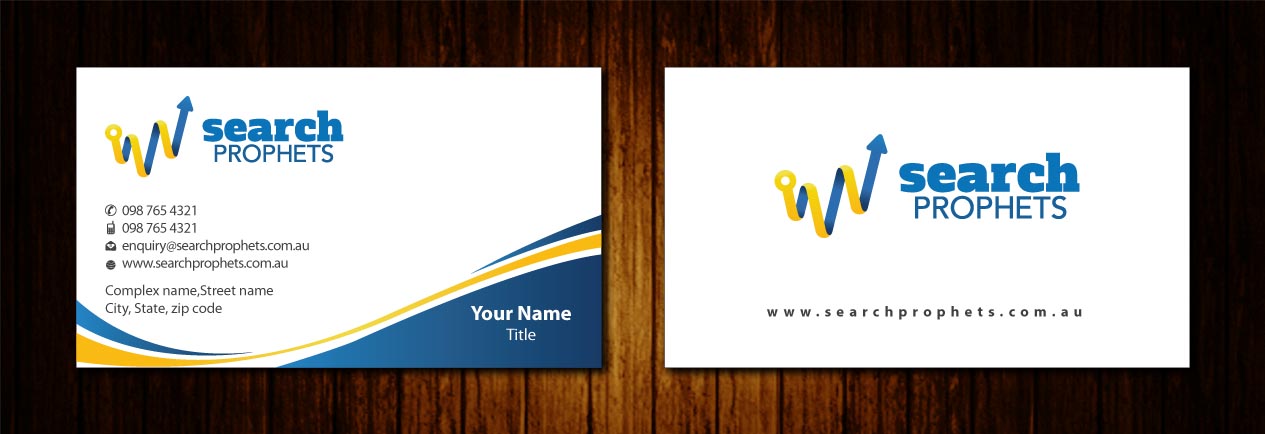 Business Card Design by Sbss for Search Prophets | Design #979337
