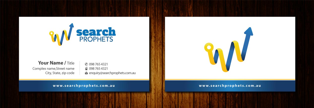 Business Card Design by Sbss for Search Prophets | Design #979338