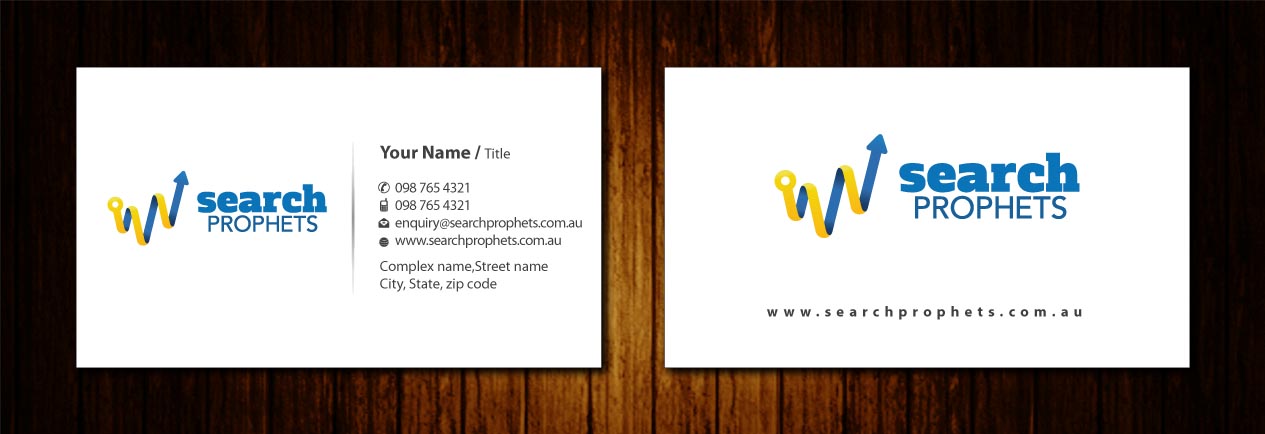 Business Card Design by Sbss for Search Prophets | Design #979341