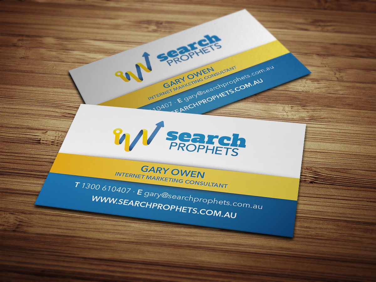 Business Card Design by BF for Search Prophets | Design #978857