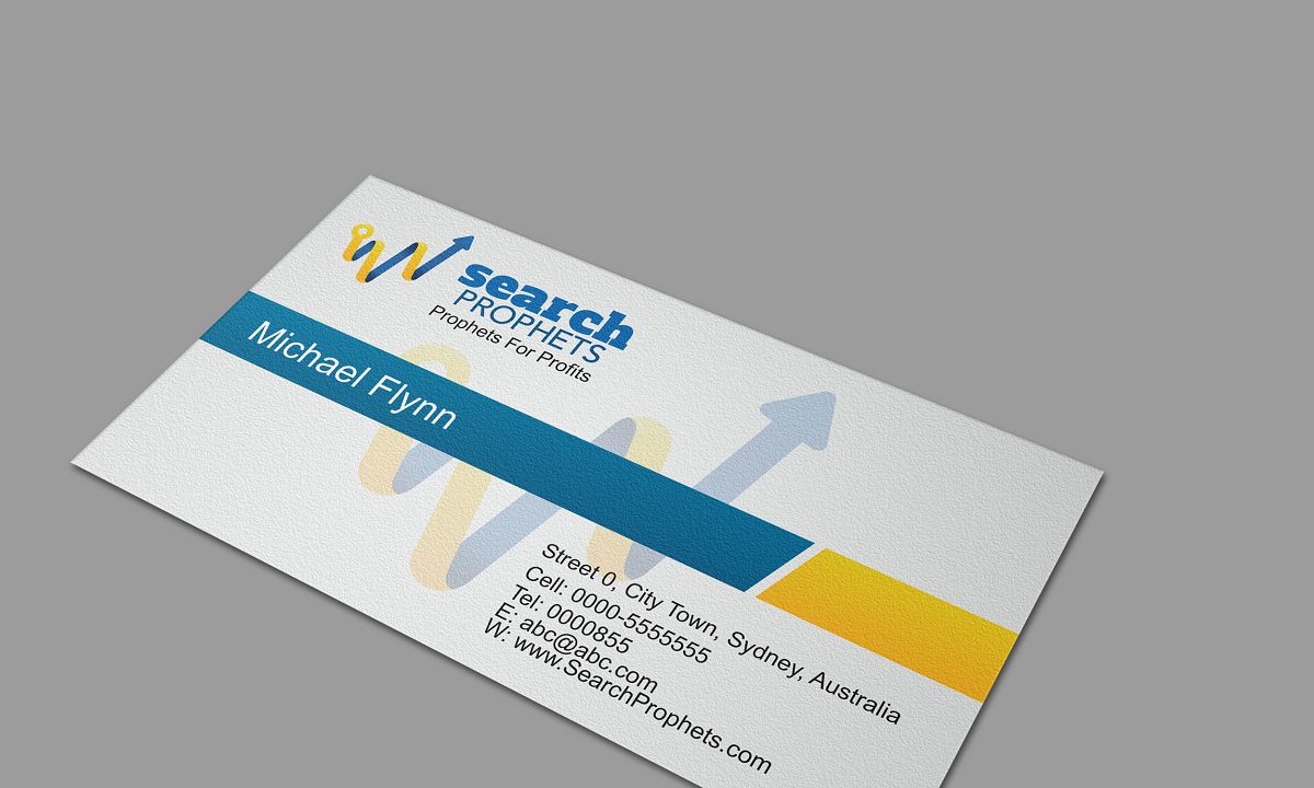 Business Card Design by Naavyd for Search Prophets | Design #979006