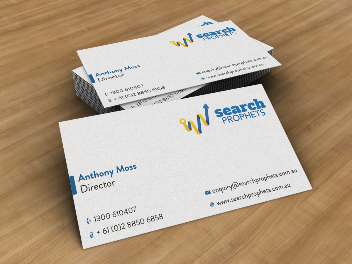 Business Card Design by HYPdesign for Search Prophets | Design #976942
