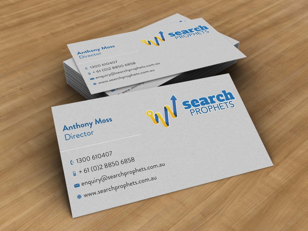 Design de Carte de Visite par HYPdesign pour Search Prophets | Design #976945