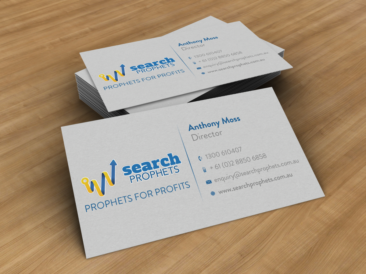 Business Card Design by HYPdesign for Search Prophets | Design #976949