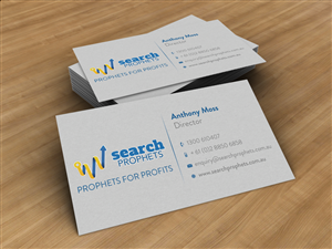 Business Card Design by HYPdesign for Search Prophets | Design: #976949