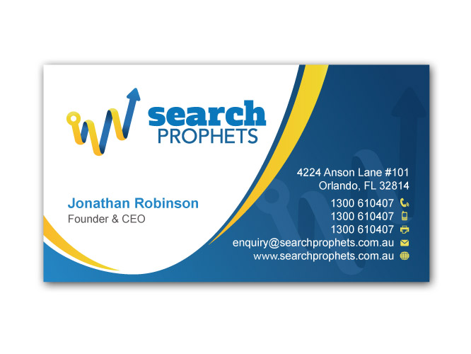 Business Card Design by MDesign for Search Prophets | Design: #987952