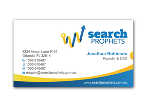 Business Card Design by MDesign for Search Prophets | Design: #987954