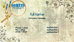 Business Card Design by okky for Search Prophets | Design #988614