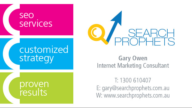Business Card Design by THEBAS for Search Prophets | Design #988092