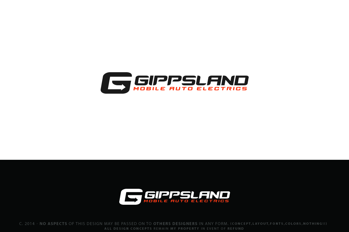 Logo Design by Senseless for Gippsland Mobile Auto Electrics | Design #3718575