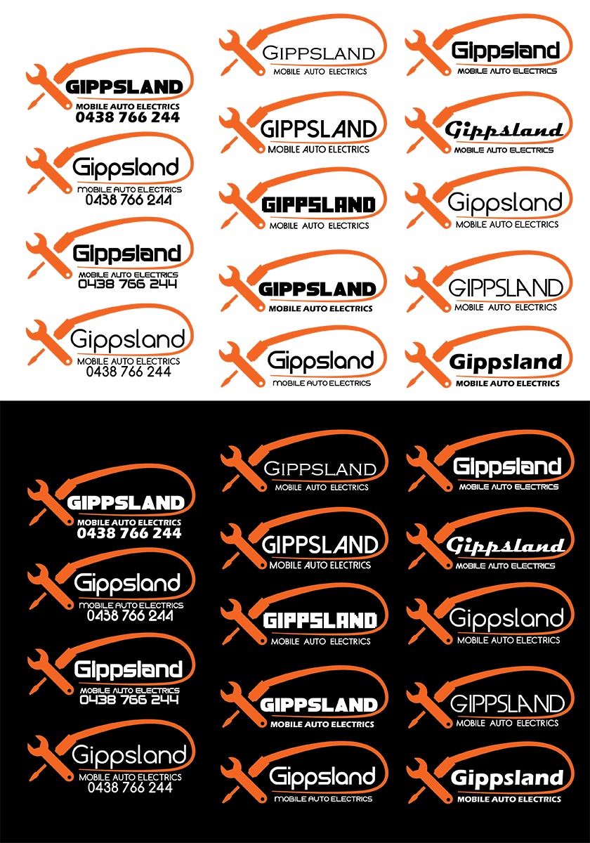 Logo Design by RoobyDesigns for Gippsland Mobile Auto Electrics | Design #3746364