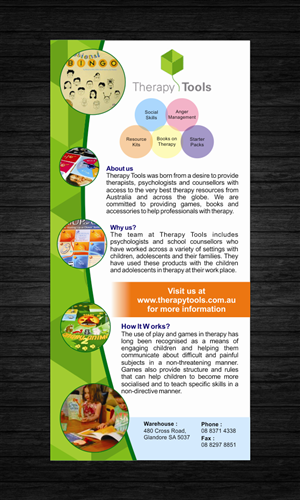 Flyer-Design von HollyBlue Studio für Therapy Tools | Design: #3726069