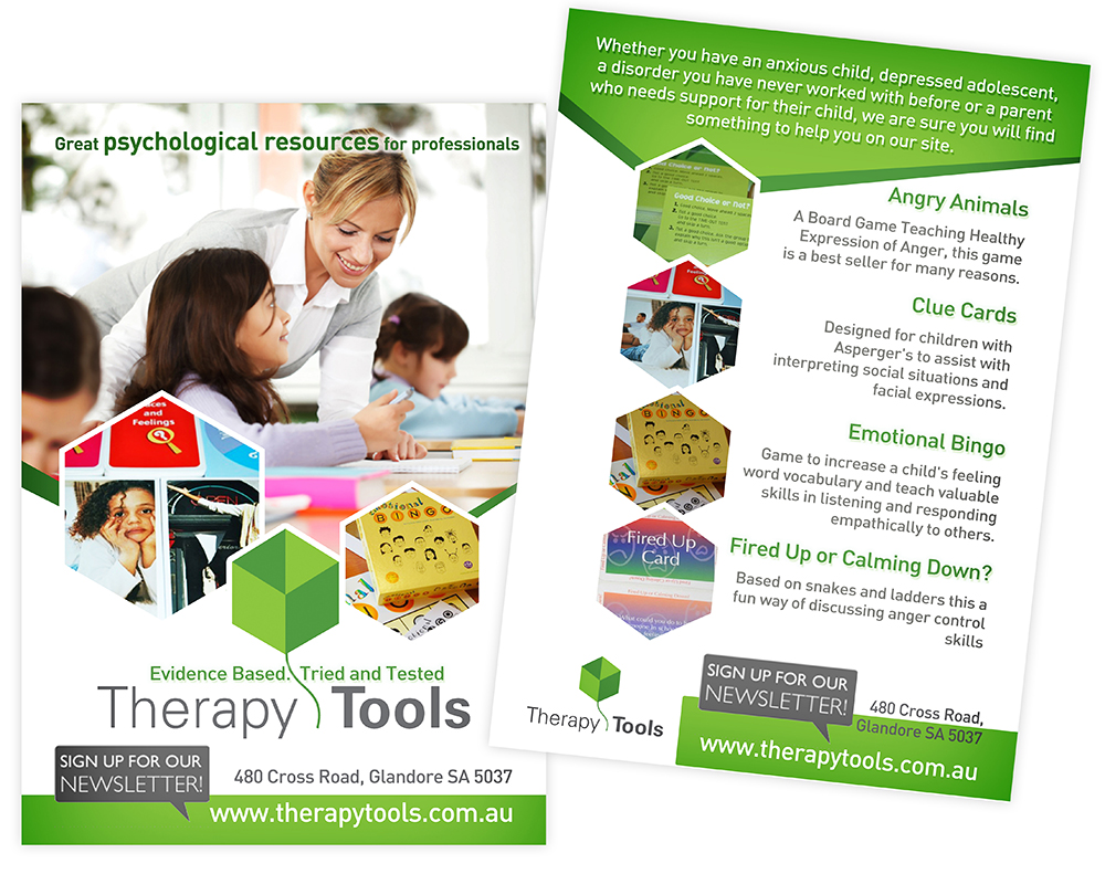 Flyer Design by creationz2011 for Therapy Tools | Design #3731125