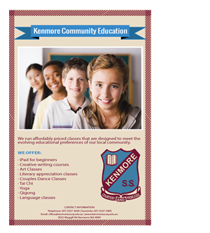 Kenmore Community Education Poster  | Poster-Design von alex989