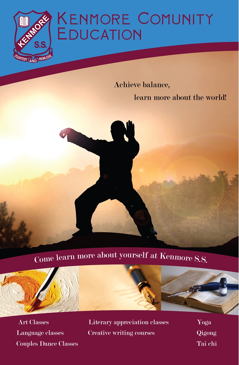 Poster-Design von John-Alexander Design für Kenmore Community Education | Design #3741618