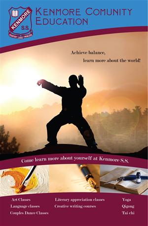 Poster-Design von John-Alexander Design für Kenmore Community Education | Design: #3741618