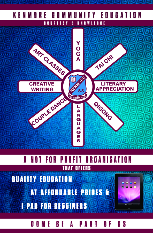 Poster Design by ramanjit.mars1986 for Kenmore Community Education | Design #3719838