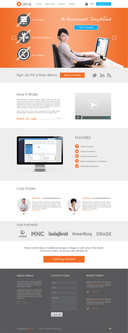 Web Design by Desire Design Solutions for Cirrus BV | Design #3734862