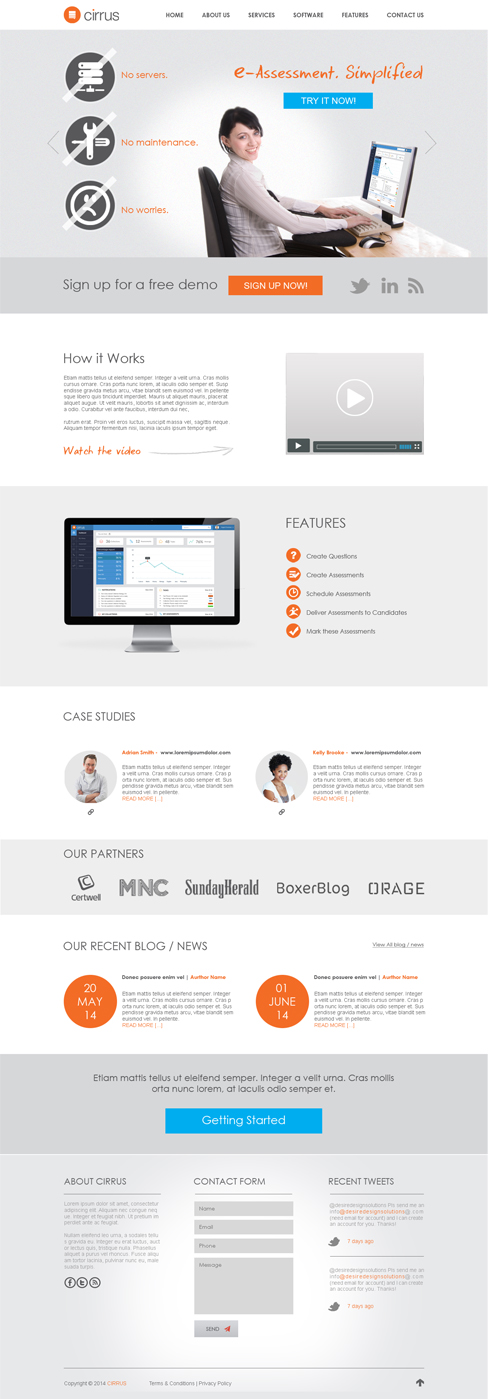 Diseño Web por Desire Design Solutions para Cirrus BV | Diseño #3766963