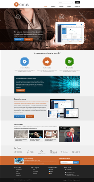 Diseño Web por pb para Cirrus BV | Diseño: #3728558