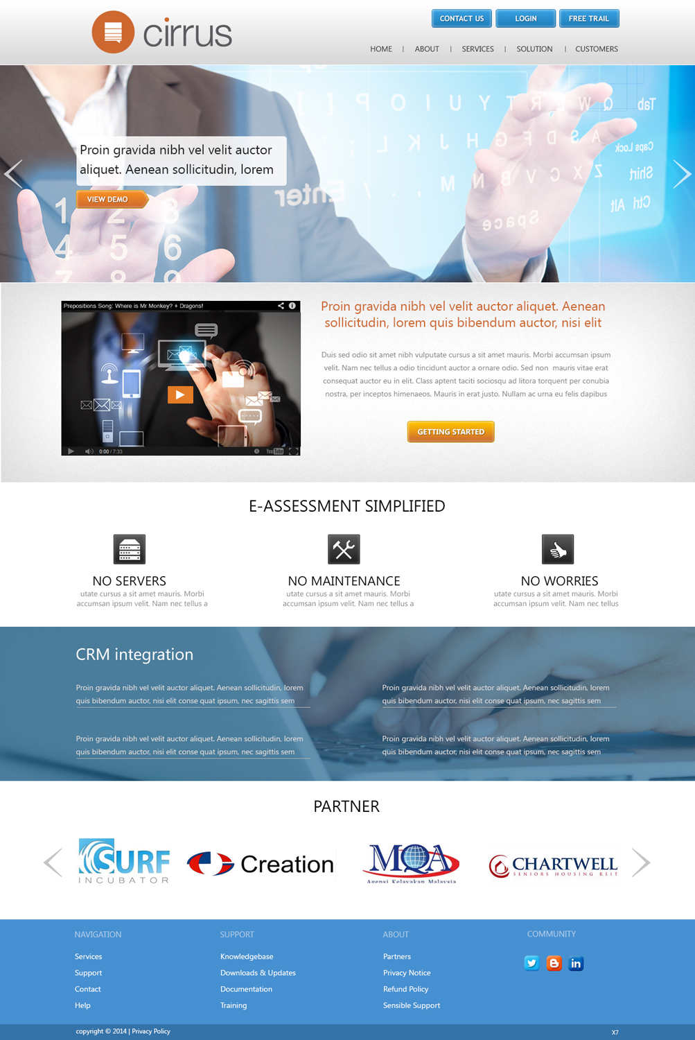 Web Design by pb for Cirrus BV | Design #3728567