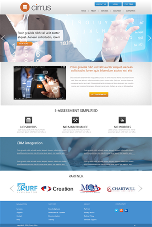 Diseño Web por pb para Cirrus BV | Diseño: #3728567