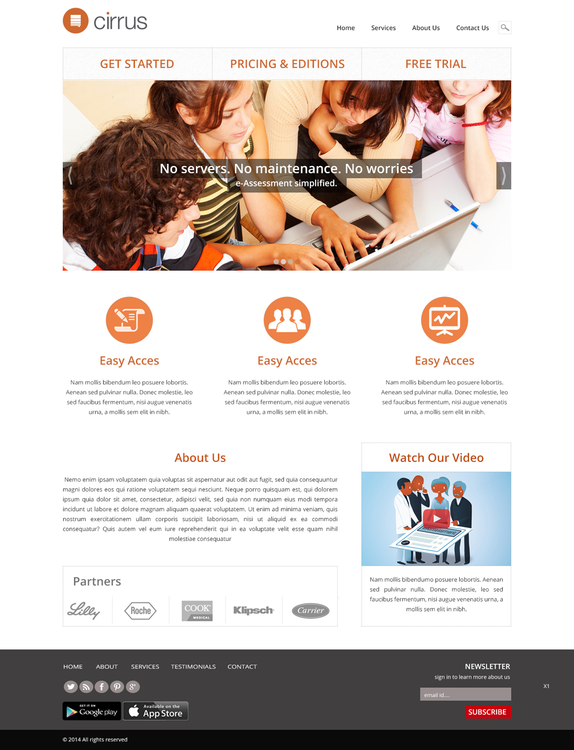 Diseño Web por pb para Cirrus BV | Diseño #3732114