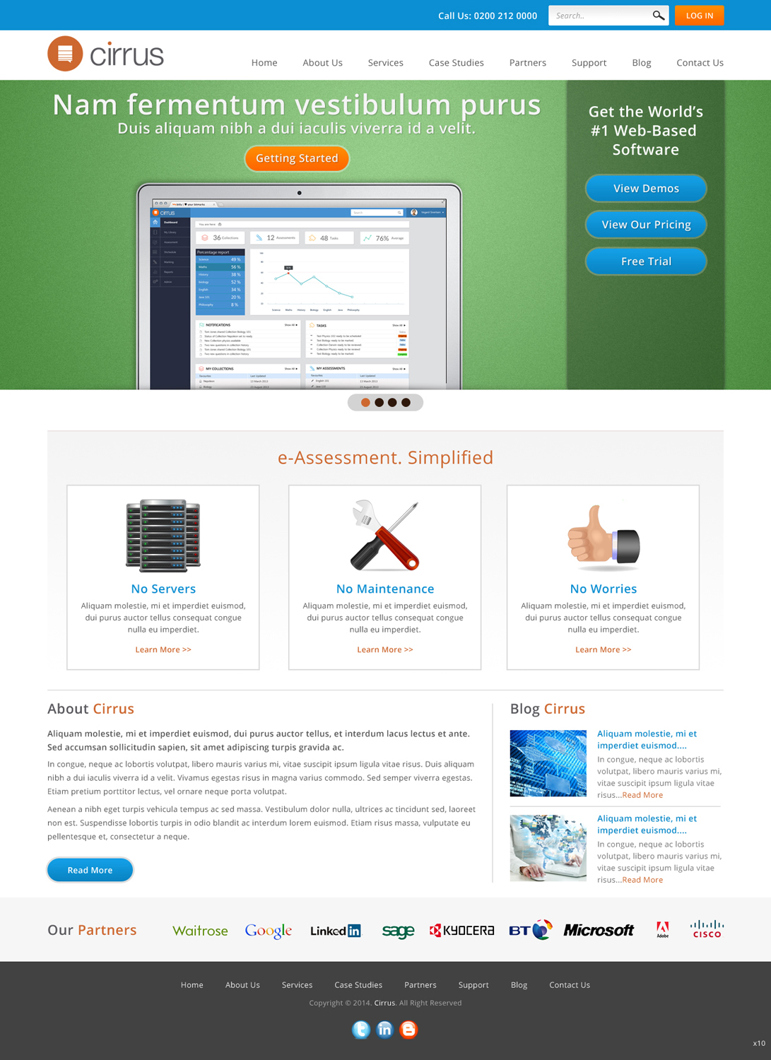 Web-Design von pb für Cirrus BV | Design #3732116