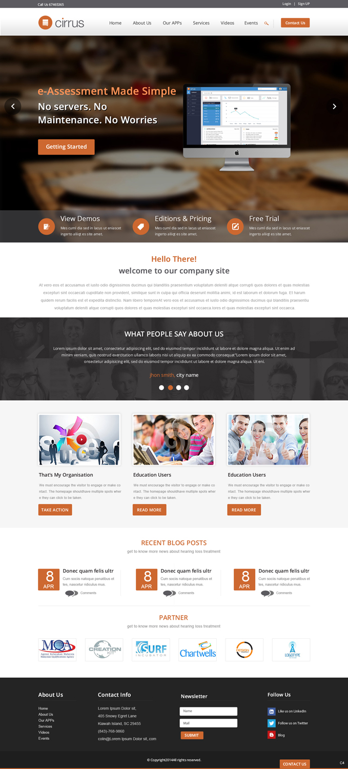 Web-Design von pb für Cirrus BV | Design #3732122