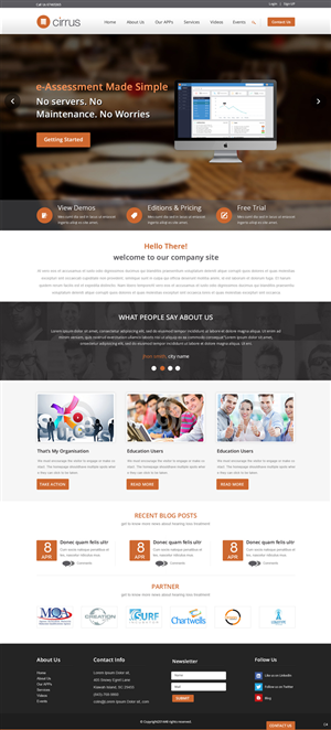 Diseño Web por pb para Cirrus BV | Diseño: #3732122