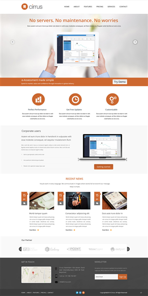 Diseño Web por pb para Cirrus BV | Diseño: #3732125