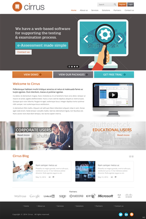 Diseño Web por pb para Cirrus BV | Diseño: #3732144