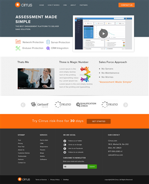 Diseño Web por OM para Cirrus BV | Diseño: #3742040
